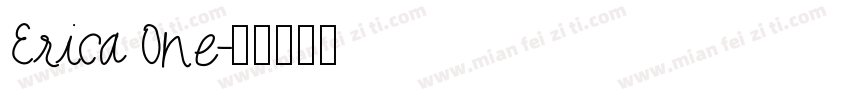 Erica One字体转换